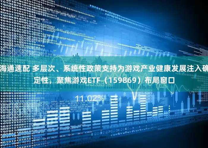 海通速配 多层次、系统性政策支持为游戏产业健康发展注入确定性，聚焦游戏ETF（159869）布局窗口